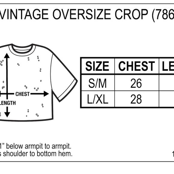 BLONDIE-Picture This Vintage Style Oversize Crop - L/XL - Picture 5 of 5